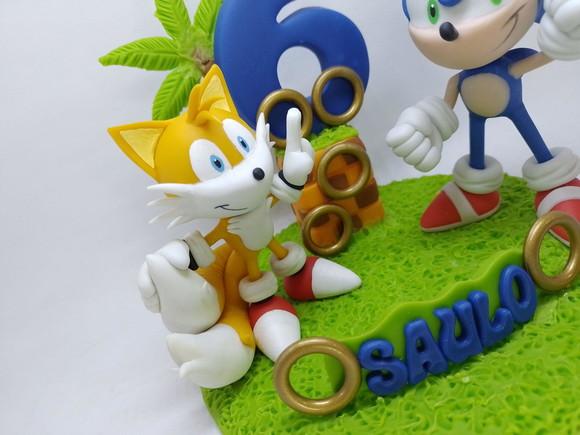 Sonic - Super Topo de Bolo (biscuit)