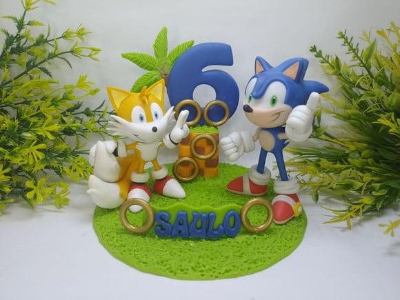 Sonic - Super Topo de Bolo (biscuit)