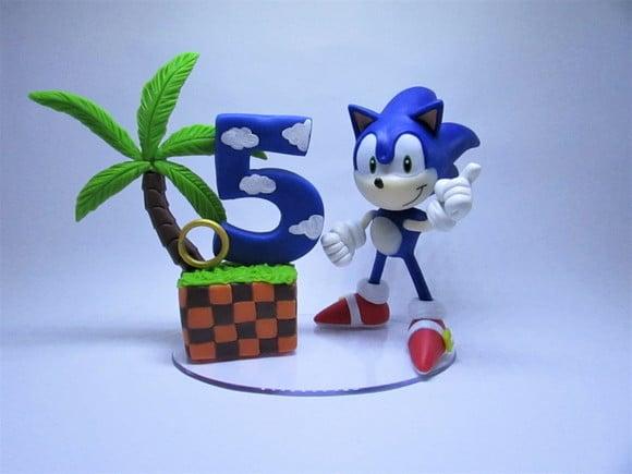 Sonic - Topo de Bolo (biscuit)
