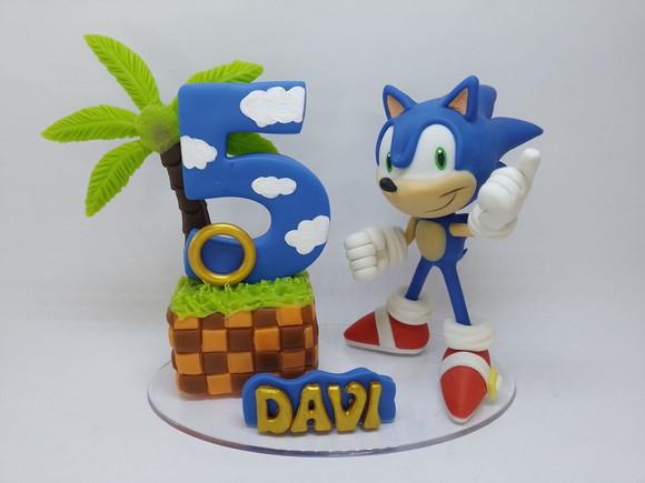 Sonic - Topo de Bolo (biscuit)
