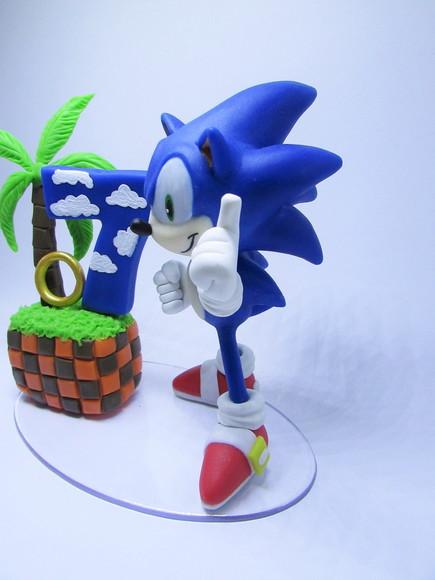Sonic - Topo de Bolo (biscuit)