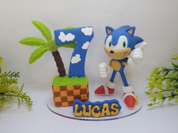 Sonic - Topo de Bolo (biscuit)