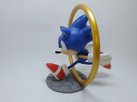 Sonic: Correndo + Argola + Vela (topo Biscuit)