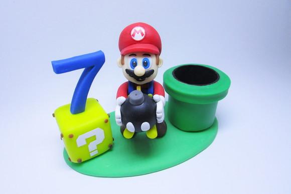 Topo de Bolo Super Mario