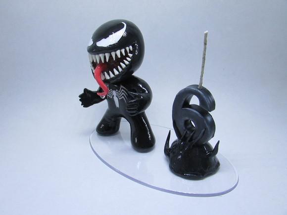Topo de Bolo Venom (biscuit)
