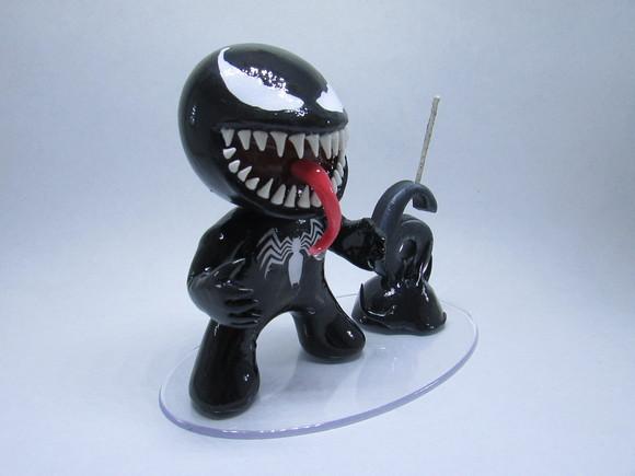 Topo de Bolo Venom (biscuit)