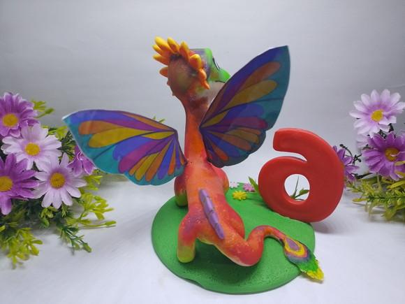 Topo Dragão Melodia (biscuit)