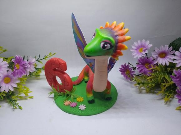 Topo Dragão Melodia (biscuit)