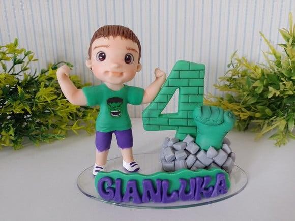 Topo Incrível Hulk Personalizado