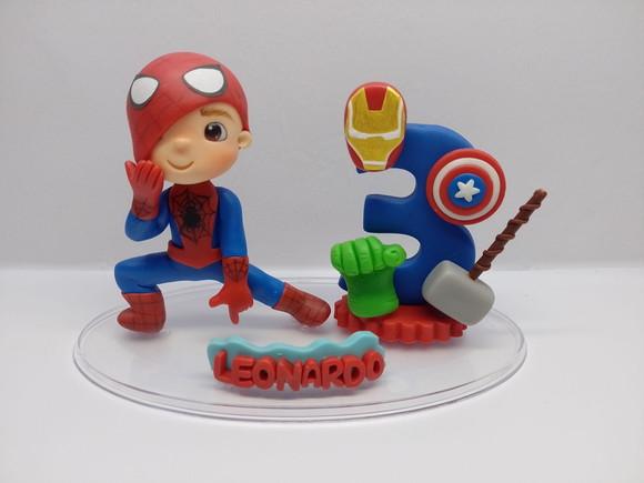 Topo Homem Aranha (biscuit)