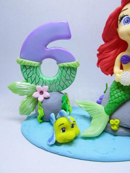 Topo Pequena Sereia Ariel - Biscuit