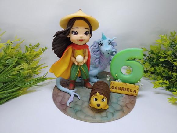 Topo Raya e o Dragão (biscuit)