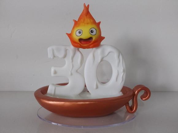 Vela Calcifer - Castelo Animado (biscuit)