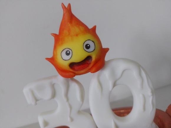 Vela Calcifer - Castelo Animado (biscuit)