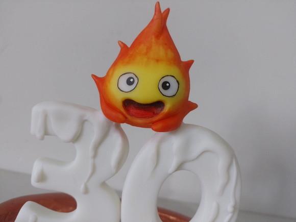 Vela Calcifer - Castelo Animado (biscuit)