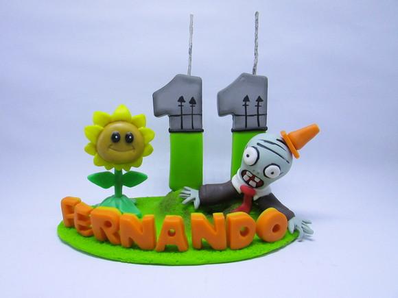 Vela Plantas Vs Zumbis