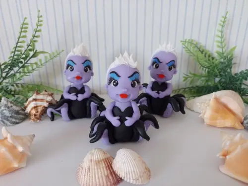 Aplique Pequena Sereia (ursula) - Biscuit