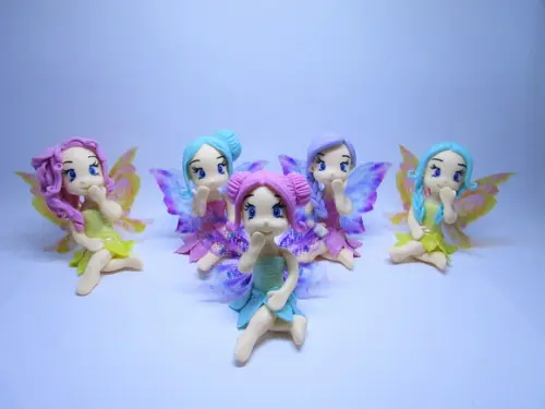 Apliques de Fadas - Biscuit