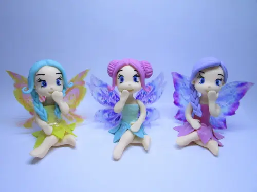 Apliques de Fadas - Biscuit