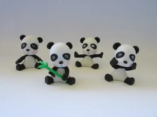 Apliques Urso Panda