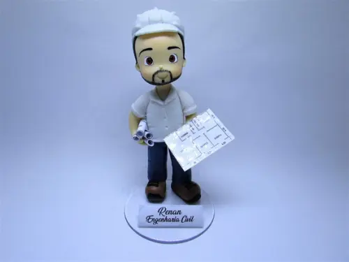 Boneco Personalizado Biscuit - Engenheiro