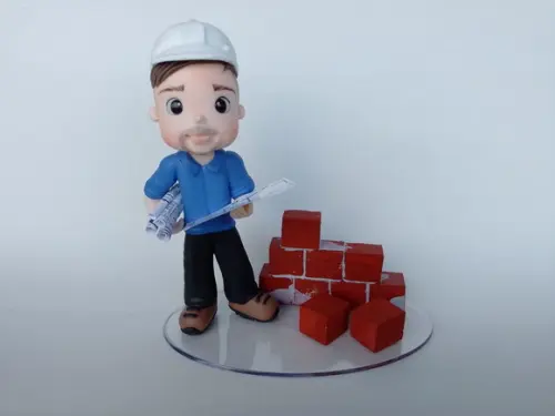 Boneco Personalizado Biscuit - Engenheiro
