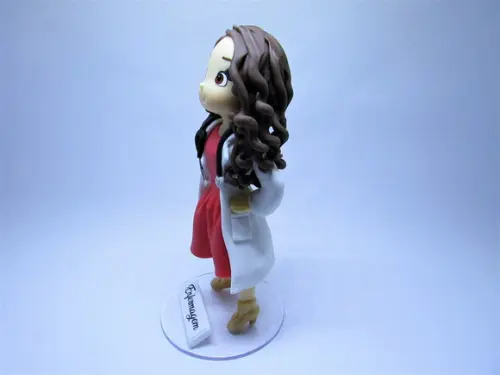 Bonequinha Personalizada em Biscuit - Enfermeira