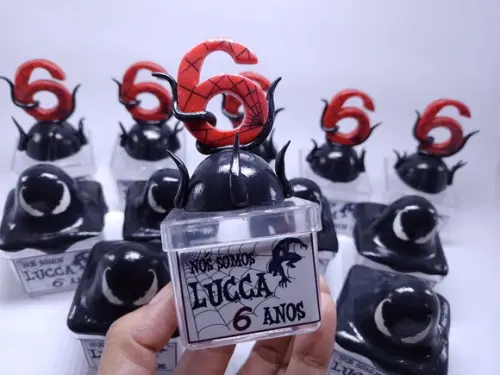 Caixinha Acrílica Venom (biscuit)