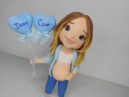 Grávida (boneca Personalizada Biscuit)