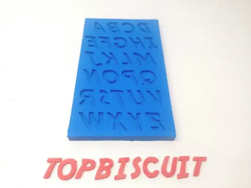 Molde de Silicone - Letras Aventura
