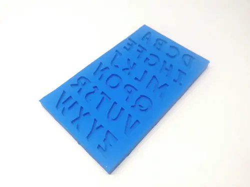 Molde de Silicone - Letras Aventura