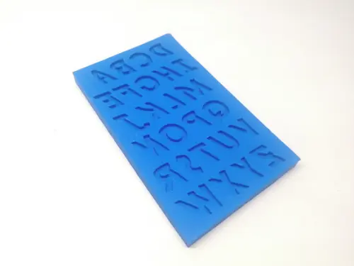 Molde de Silicone - Letras Aventura