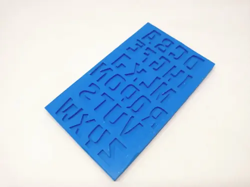 Molde de Silicone - Letras Cartoon
