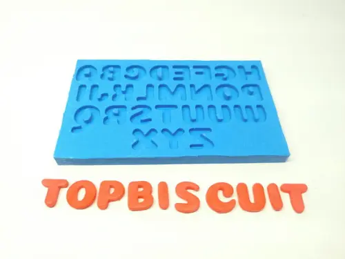 Molde de Silicone - Letras Básico