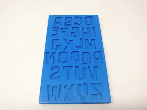 Molde de Silicone - Letras Cartoon