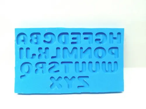 Molde de Silicone - Letras Básico