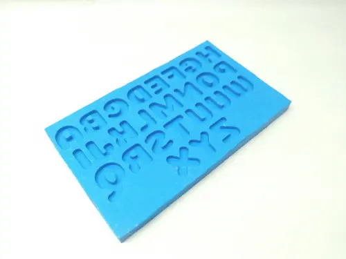 Molde de Silicone - Letras Básico