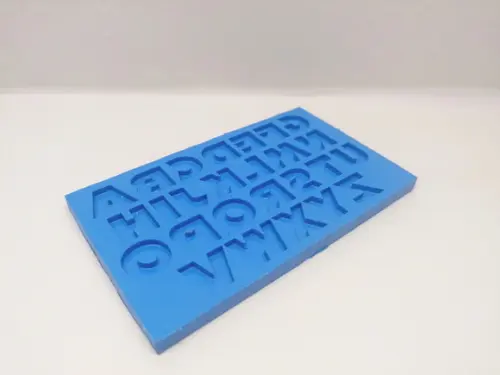Molde de Silicone - Letras Sonic