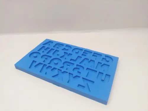 Molde de Silicone - Letras Sonic