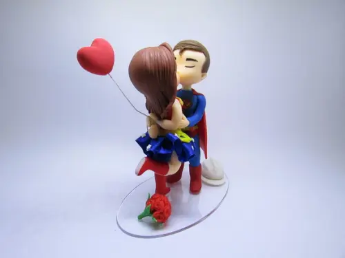 Noivinhos Personalizados - Casal de Heróis