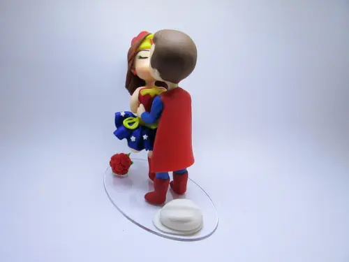 Noivinhos Personalizados - Casal de Heróis