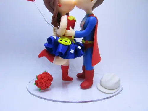 Noivinhos Personalizados - Casal de Heróis