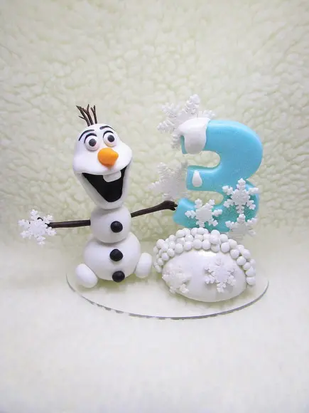 Olaf Frozen - Topo de Bolo