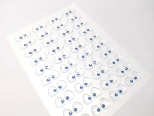 Olhos Adesivos Resinados - 106-07x08 (galinha Pintadinha)
