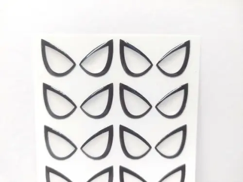 Olhos Adesivos Resinados - 105-17x12 - Homem-aranha