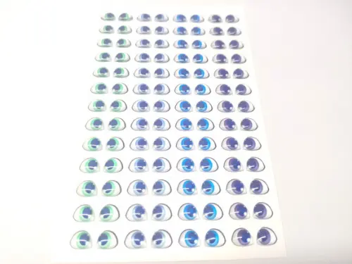 Olhos Adesivos Resinados - 107-07x06