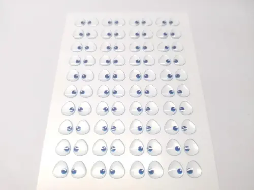 Olhos Adesivos Resinados - 106-07x08 (galinha Pintadinha)