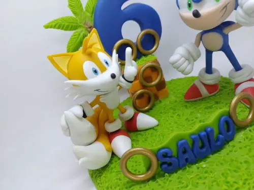 Sonic - Super Topo de Bolo (biscuit)