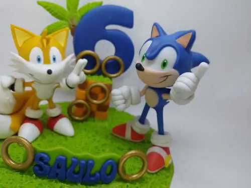 Sonic - Super Topo de Bolo (biscuit)