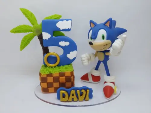 Sonic - Topo de Bolo (biscuit)